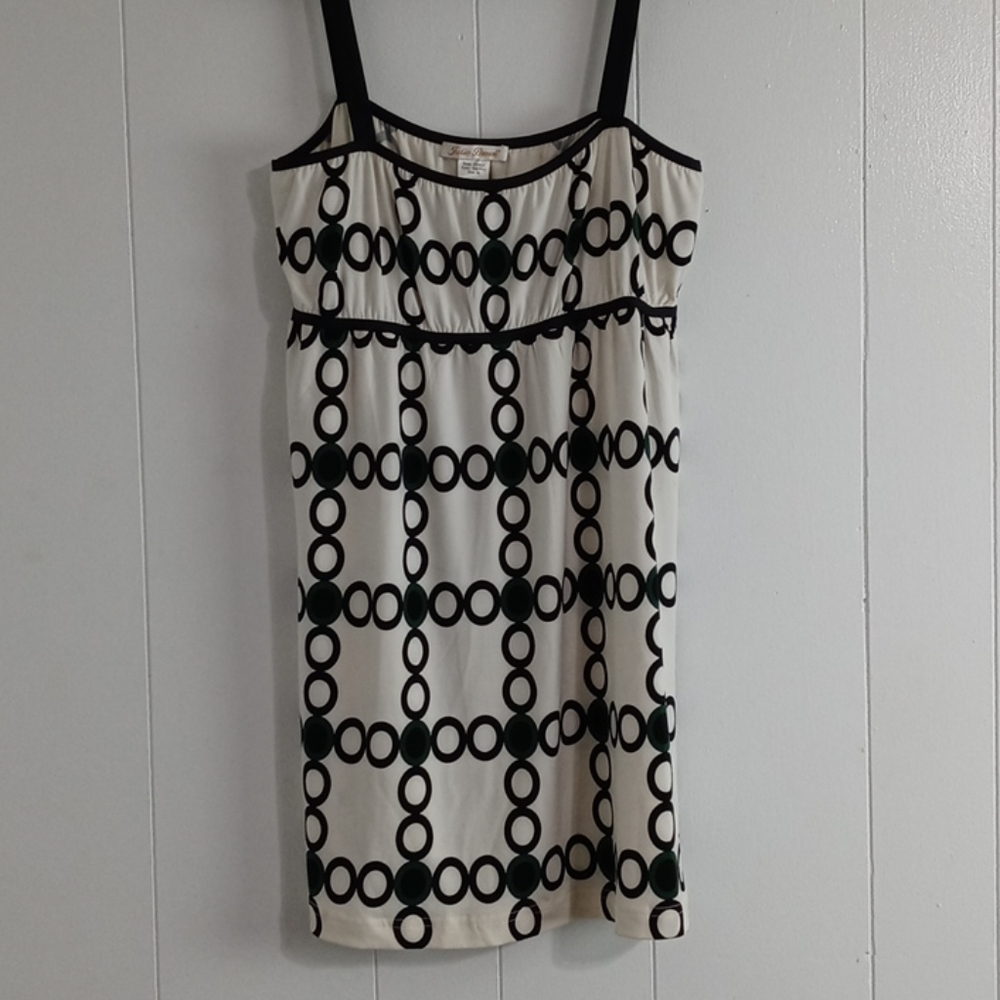 JB Julie Brown Geometric Print Sleeveless Slip Dress M